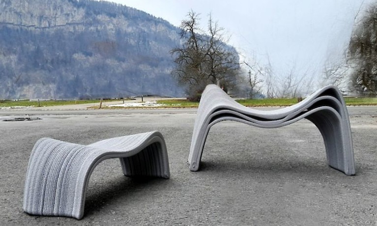 Concrete 3D und HagenHinderdael realisieren einzigartige 3D-Betondruck-Möbel