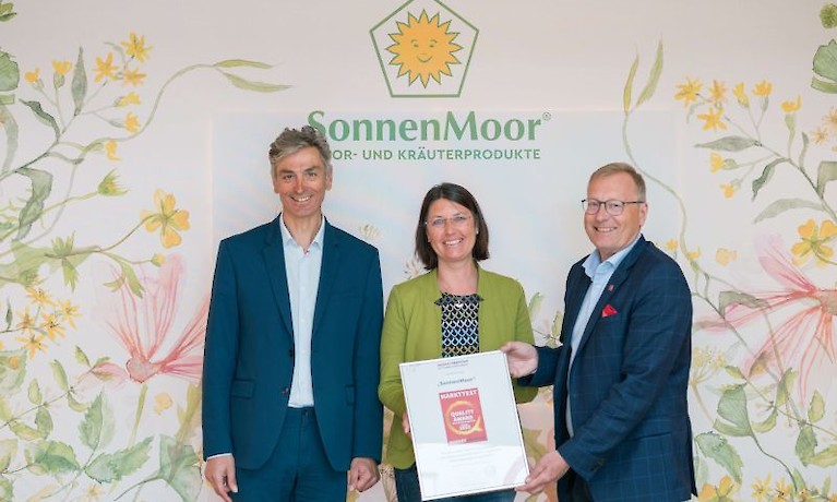 SonnenMoor ist Sieger beim Market Quality Award in der Kategorie Verantwortungsvolle Marke