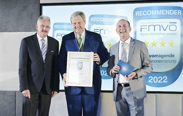 FMVÖ-Recommender-Award für die BKS Bank