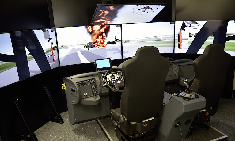 Rosenbauer stattet Brandausbildungszentrum der Schweizer Luftwaffe mit Simulatoren aus