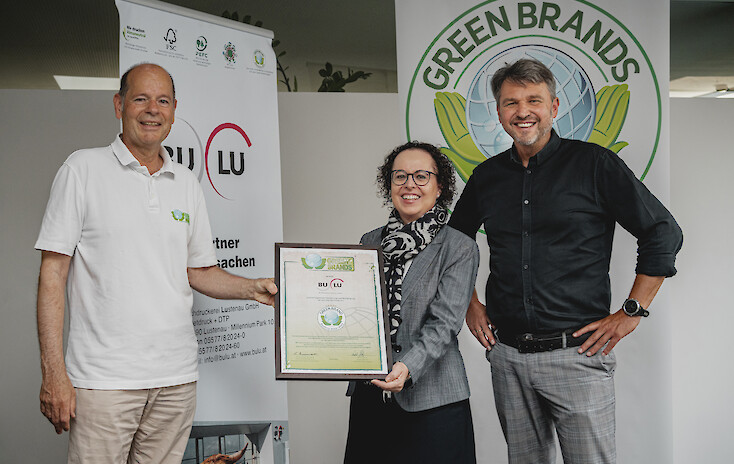 Buchdruckerei Lustenau erneut mit dem Green Brands Award ausgezeichnet