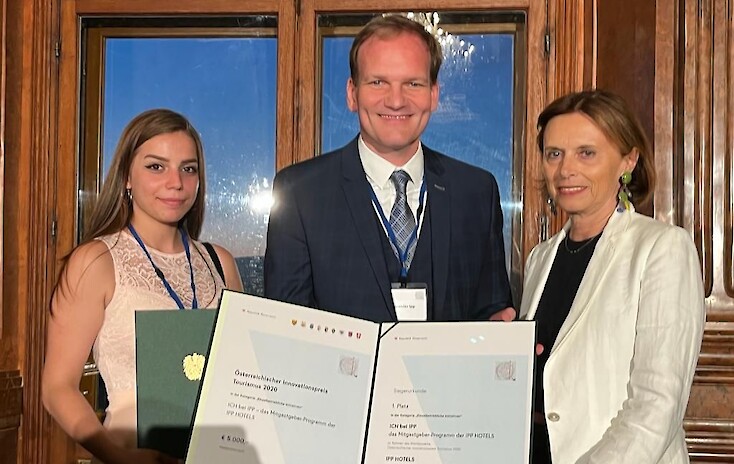 ICH bei IPP: IPP Gruppe gewinnt Österreichischen Innovationspreis Tourismus