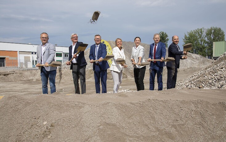 22 Millionen Euro Investition in neues Lagerhaus-Zentrallager in Bergheim