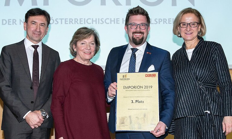Modehaus Kutsam mit NÖ-Handelspreis Emporion ausgezeichnet