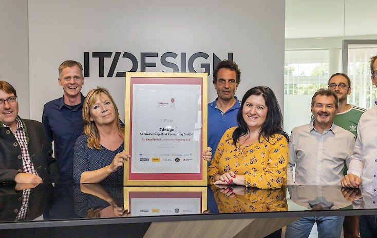 ITdesign erneut Gewinner beim Wettbewerb Top Service Österreich