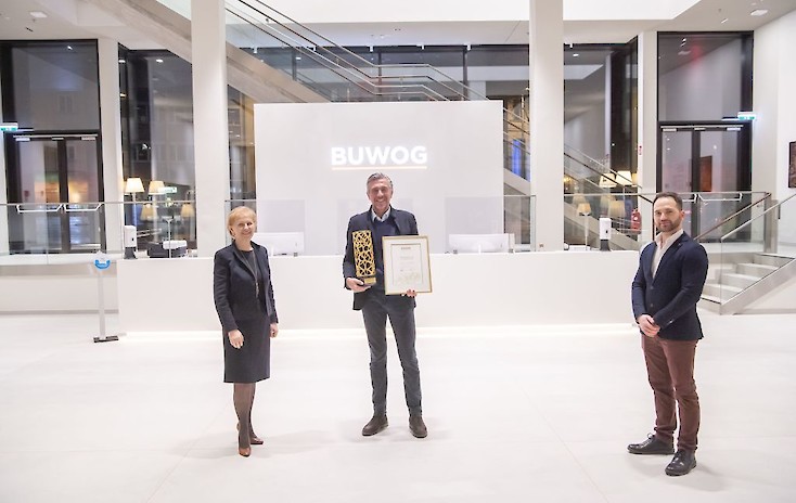 BUWOG Kunden- und Verwaltungszentrum mit FIABCI Prix d’Excellence 2020 aufgezeichnet