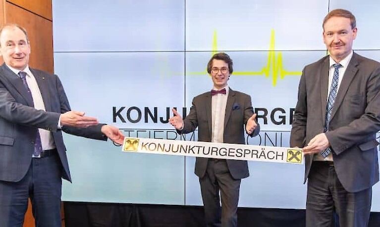 "Zurück in die Zukunft" beim 31. Raiffeisen Konjunkturgespräch Steiermark