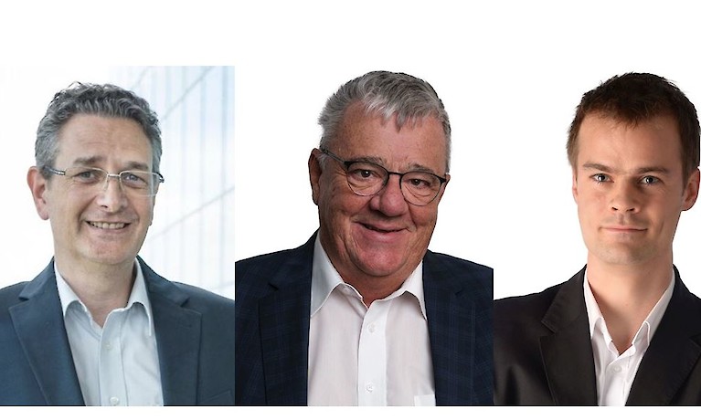 Wolfgang Tichy, Christian Egger und Christian Standler neue Partner beim SAP-Berater CNT